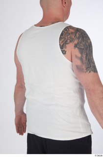 Yury dressed sports upper body white tank top 0006.jpg